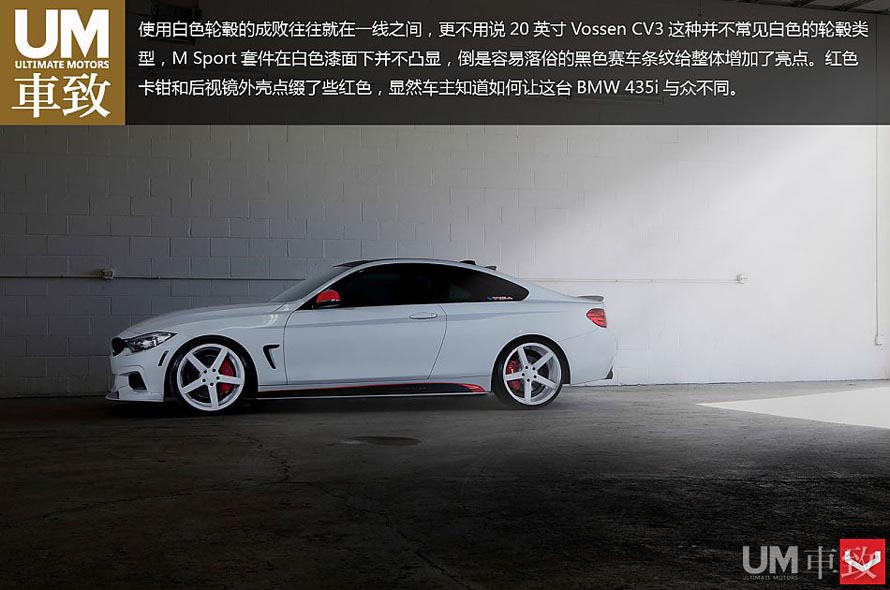 bmw 435i x 白色20 vossen cv3